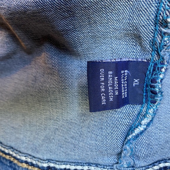 Amethyst Jeans Blue Denim Jacket Classic Button Front Jean Jacket - Picture 8 of 9